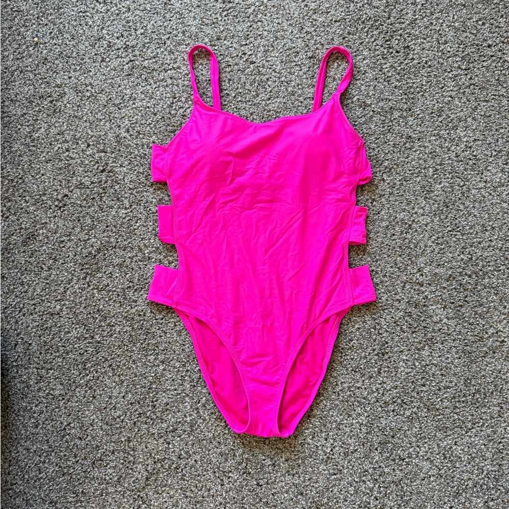 Mossimo Supply Co. Neon Pink Monokini